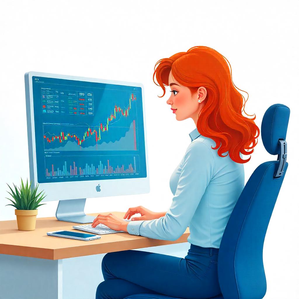 Interactive trading chart showing support and resistance levels